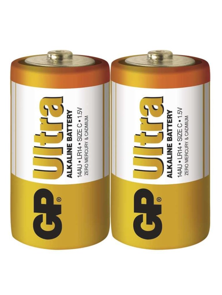 Baterie alkalická GP ULTRA C - 2ks