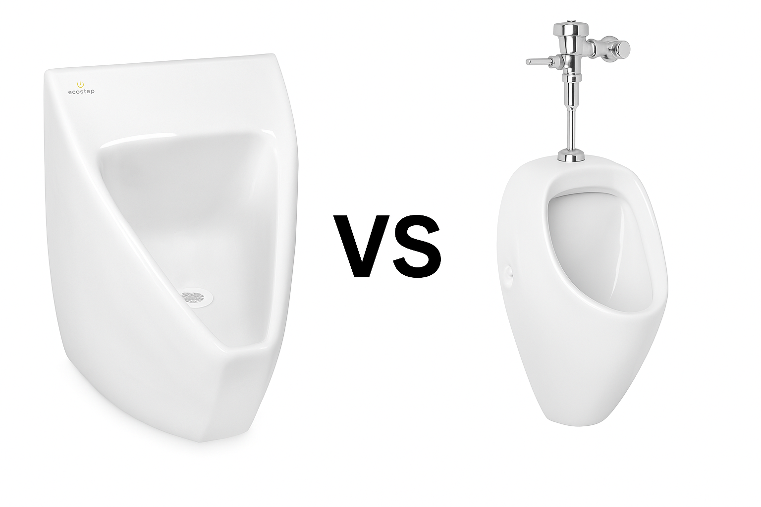 Bezvodný vs. splachovací pisoár: V čom je rozdiel?